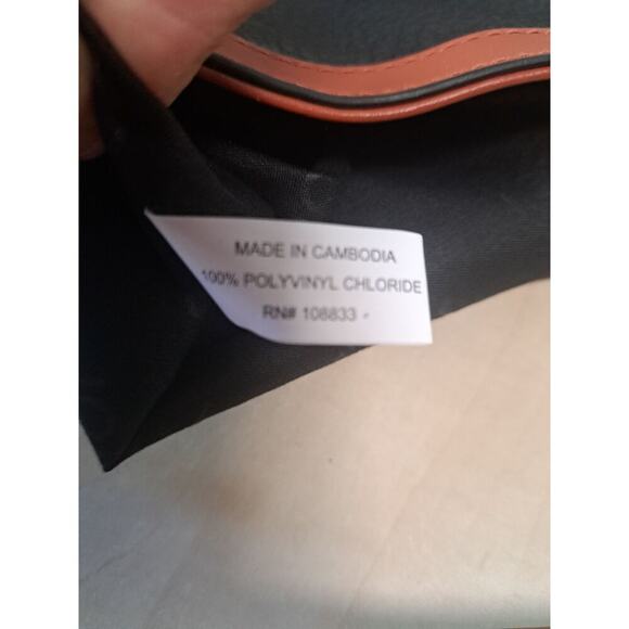 Jones New York Signature Ruby Black Brown Two Tone Shoulder Bag - Picture 10 of 10